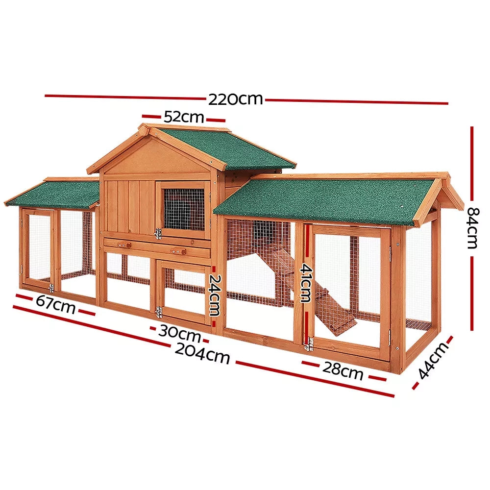 Dimensions showing length, width, height, door sizes, etc.