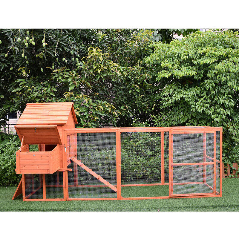 Large Cat House and Run Combo