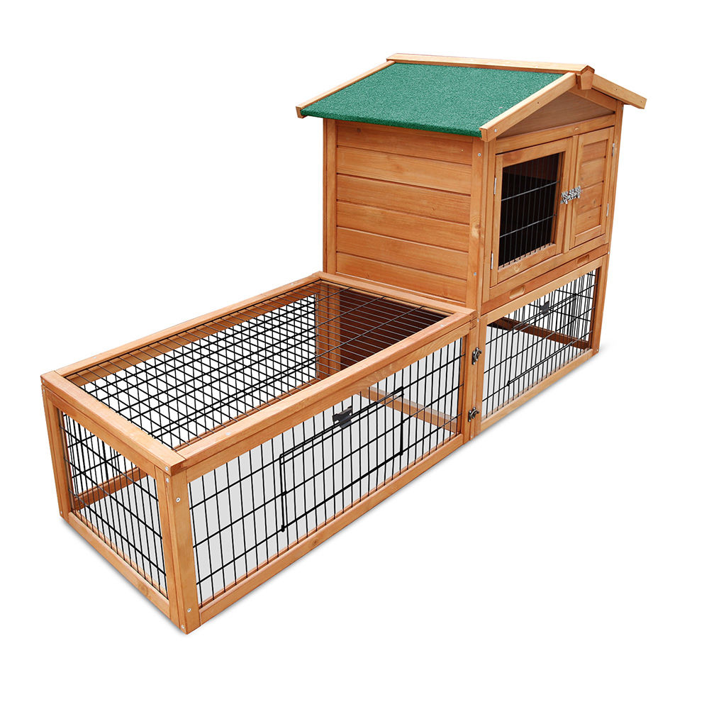 Spacious Two Storey Hutch with Run