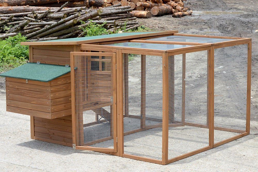 Mega Chicken Coop and Run Combo