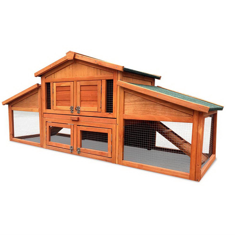 Deluxe Two Storey Hutch with Run