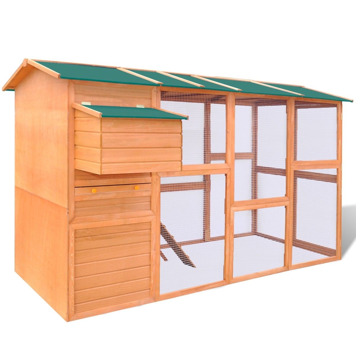 Deluxe Cat Enclosure with Large Run