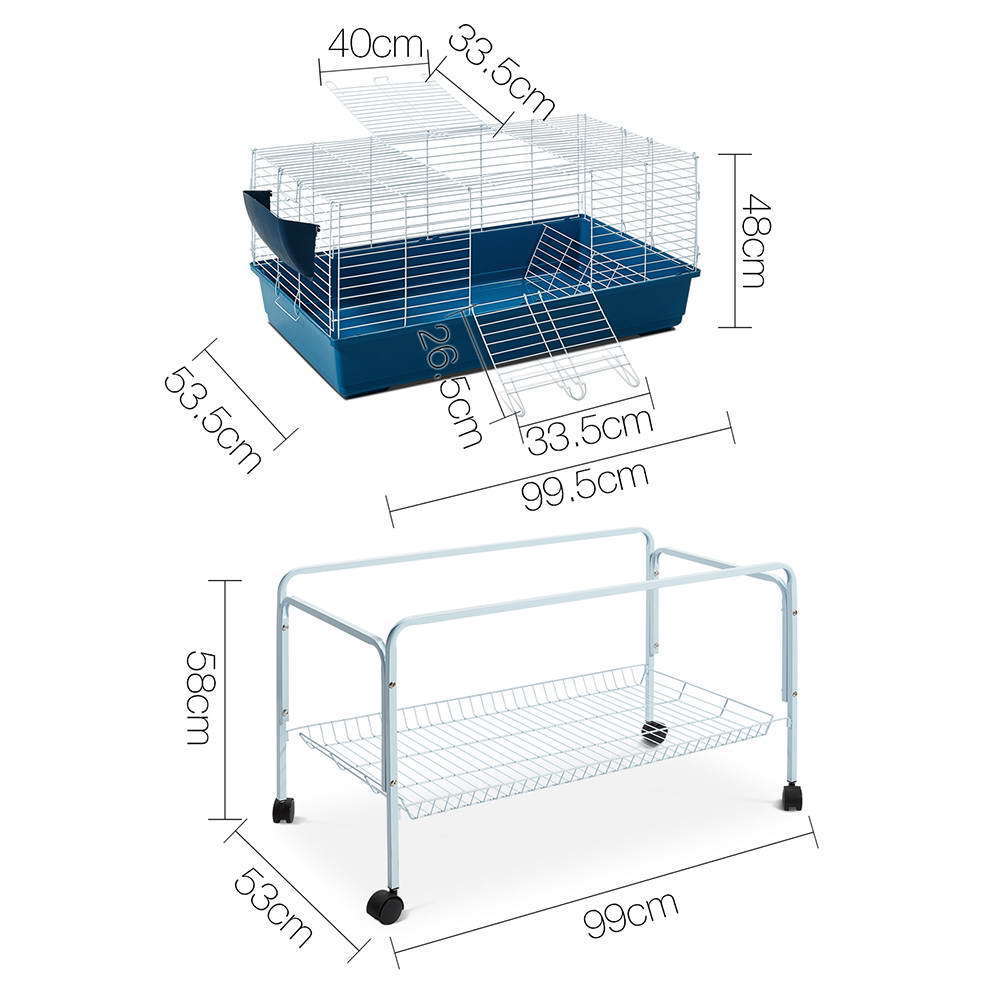 100cm Indoor Hutch with Stand