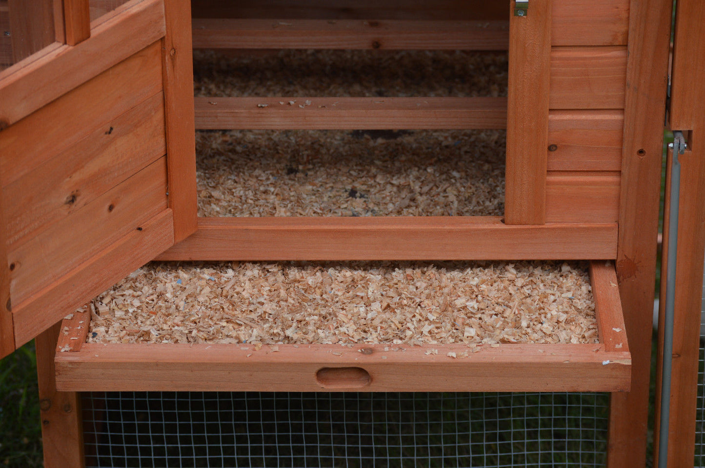 Medium Rectangular Chicken Coop with Run