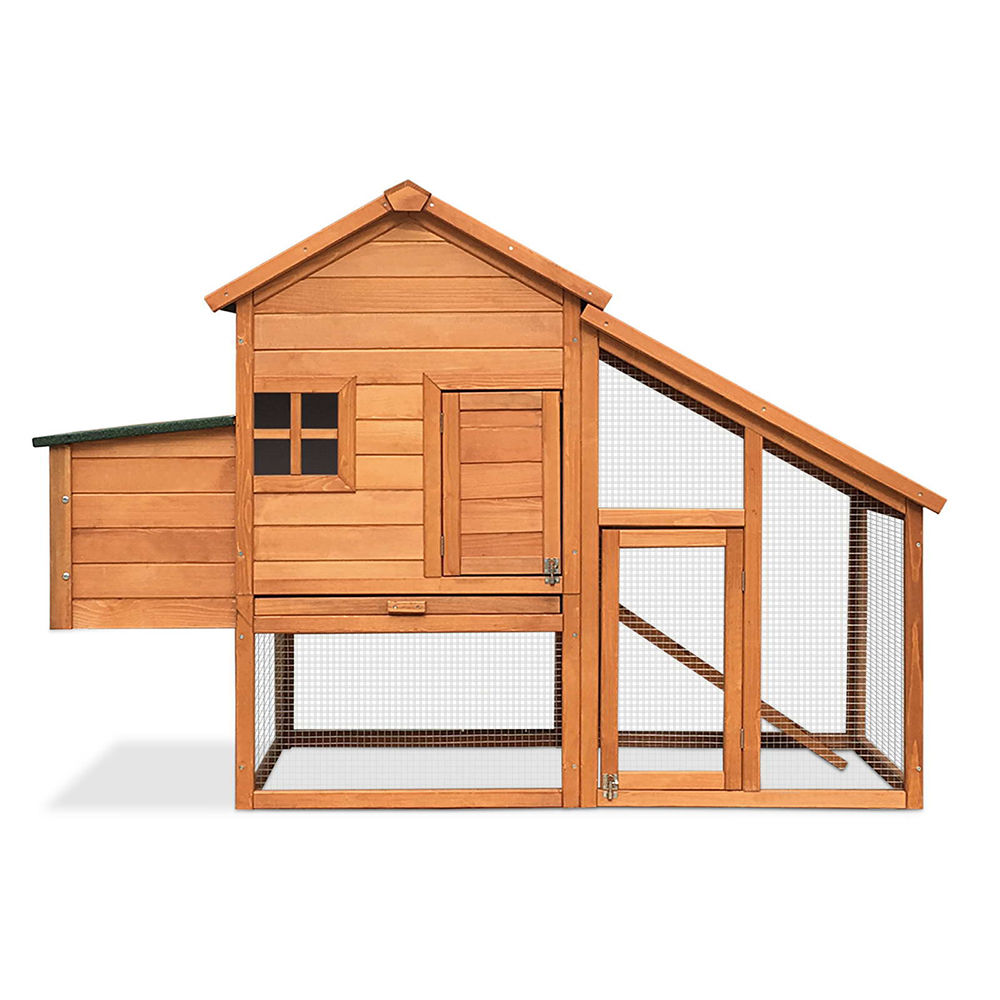 Large Two Storey Hutch with Run