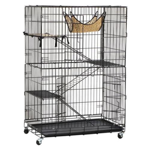 Four Storey Wire Cat Enclosure