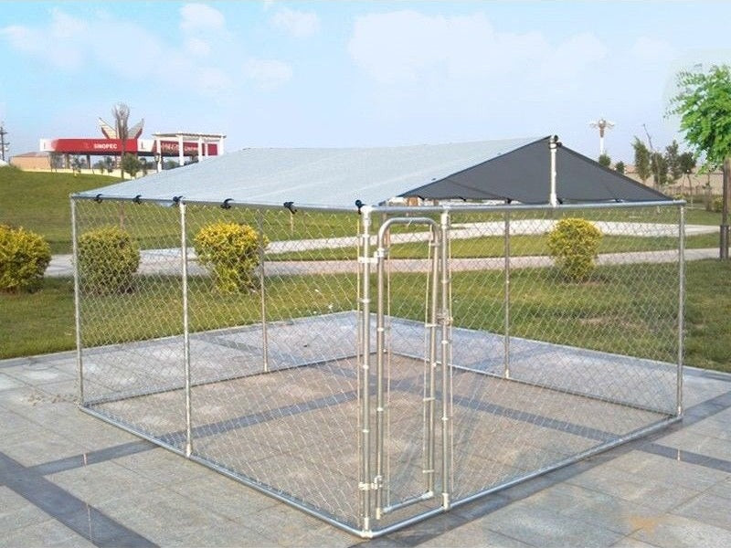 3 x 3m Steel Dog Enclosure with Roof