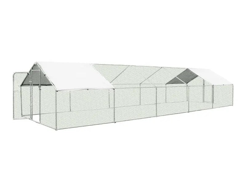 10 x 3m Steel Dog Enclosure with Roof