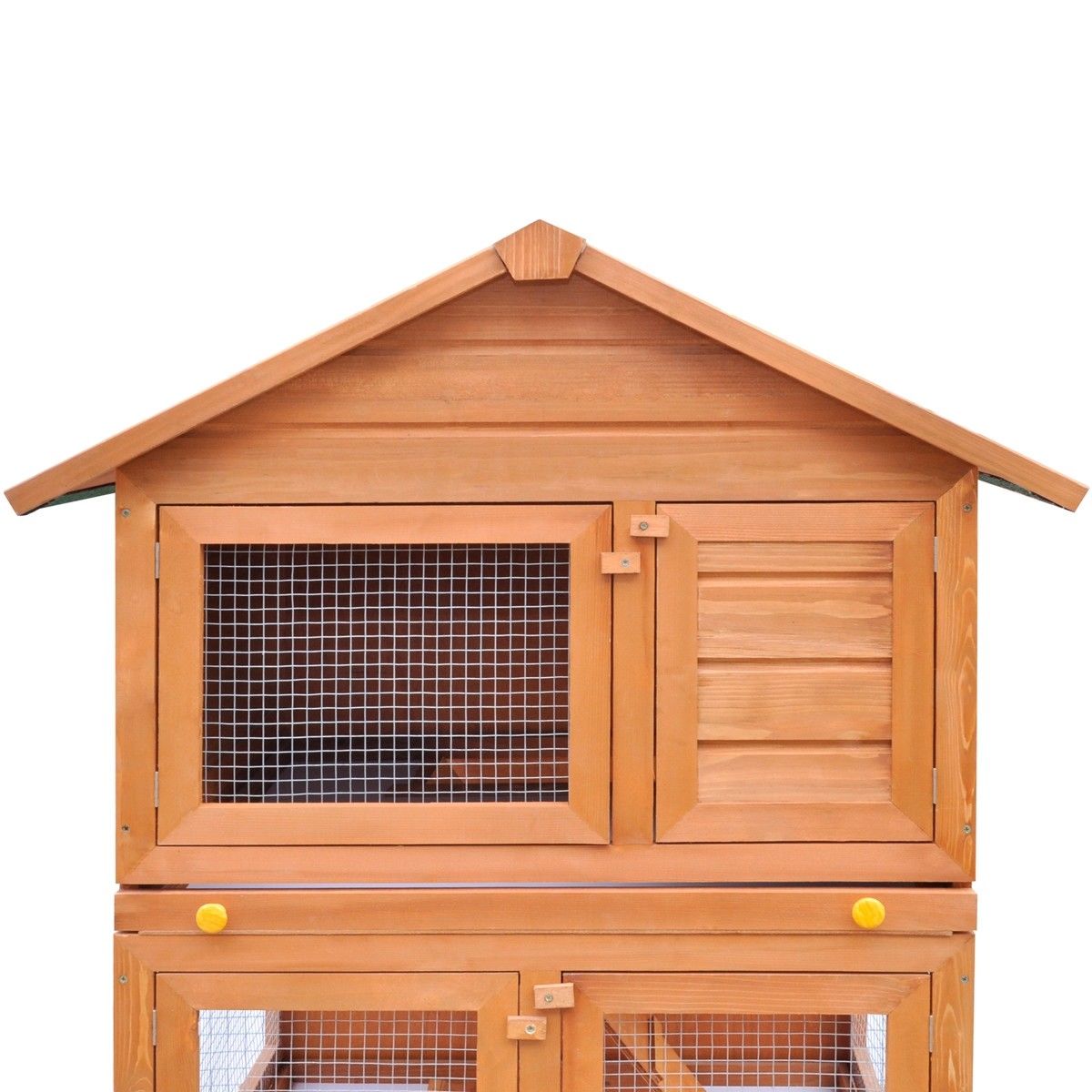 Large Three Storey Hutch with Run
