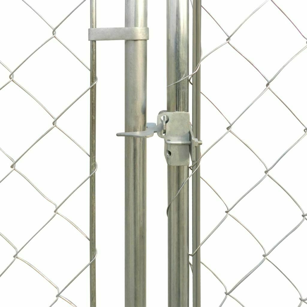 3.8 x 1.9m Steel Dog Enclosure with Roof