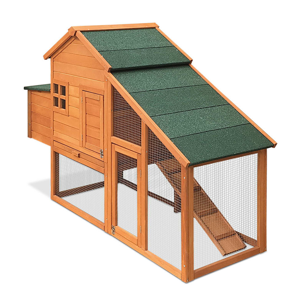 Large Two Storey Hutch with Run