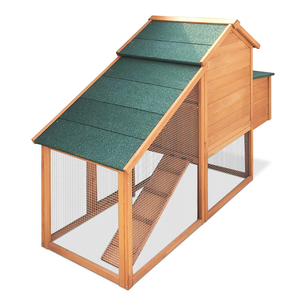 Large Two Storey Hutch with Run