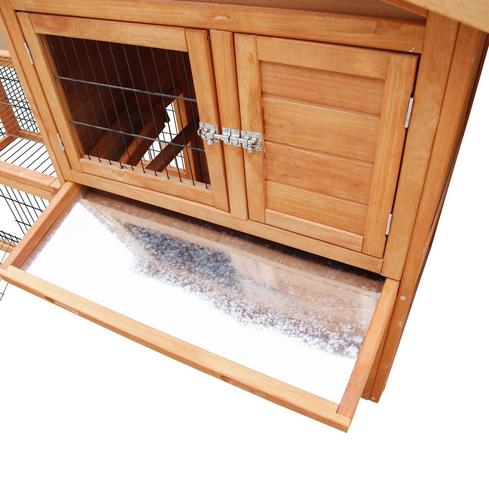 Spacious Two Storey Hutch with Run