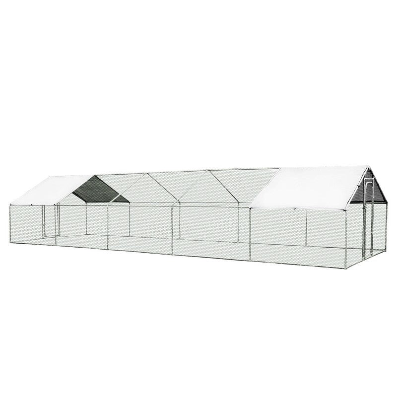 10 x 3m Steel Dog Enclosure with Roof