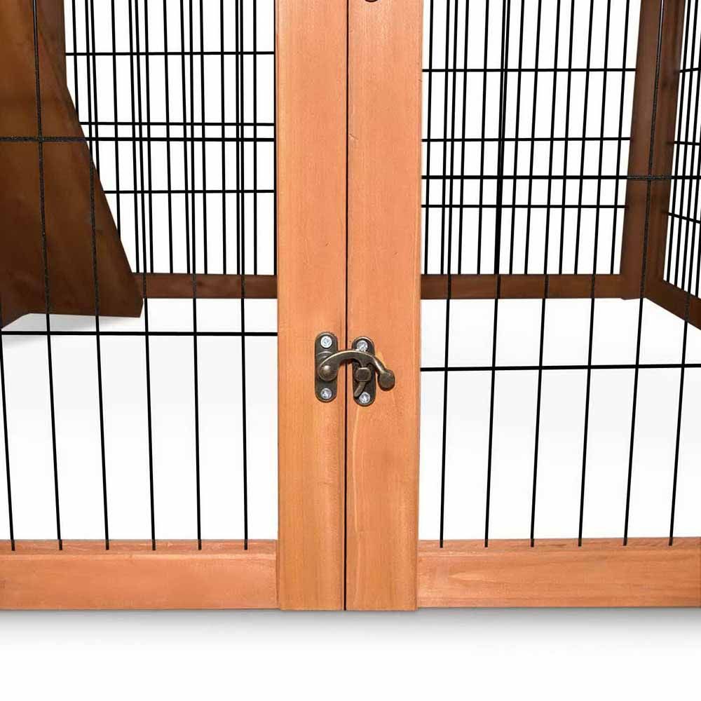 Roomy Two Storey Hutch with Run