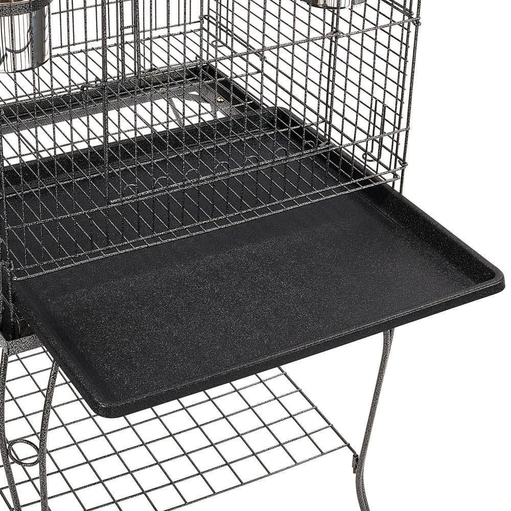Medium Rounded Iron Bird Cage with Stand