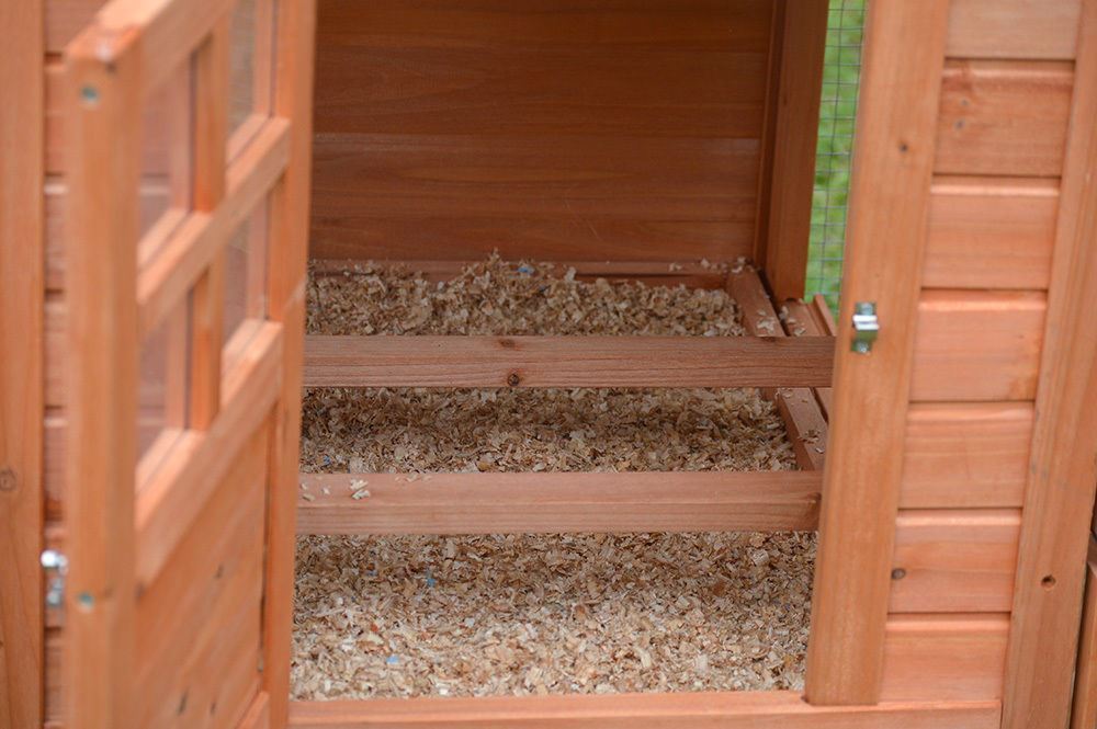Medium Rectangular Chicken Coop with Run
