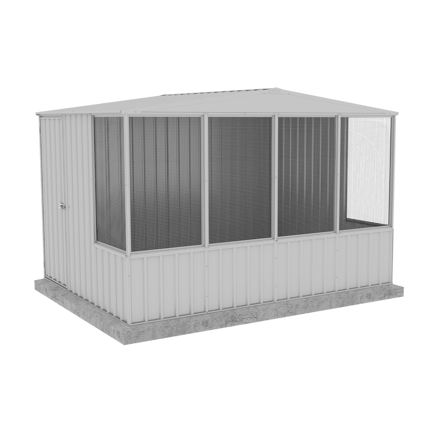 XL Steel Bird Aviary (Silver)