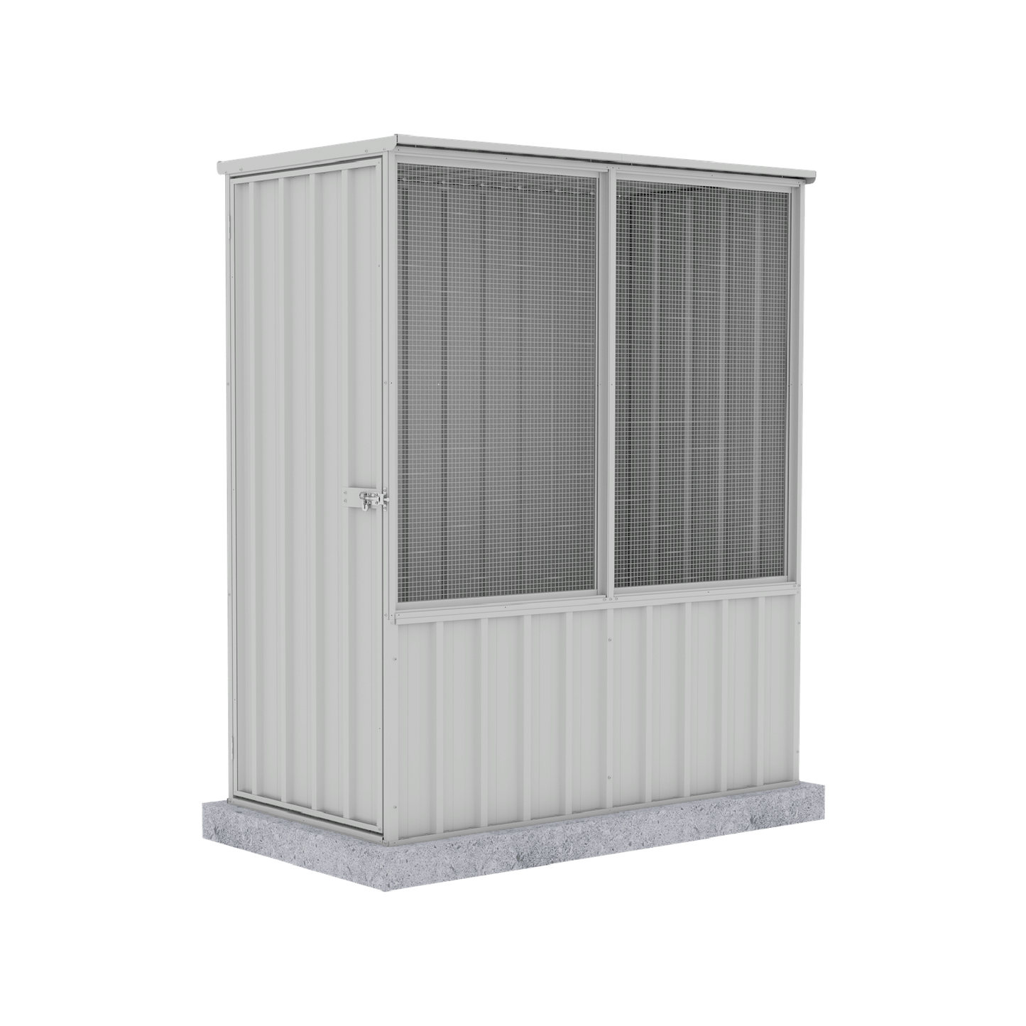 Small Steel Bird Aviary (Silver)