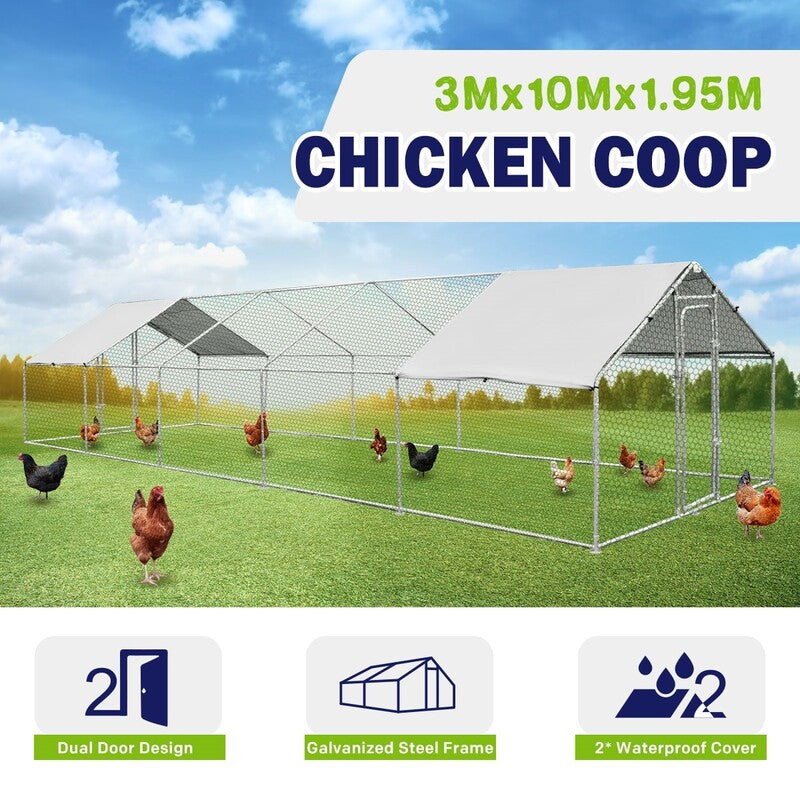 Buy a chicken run, which provides easy access and ample space for your hens.