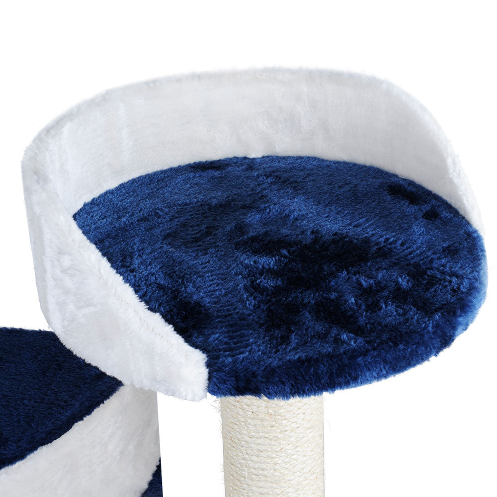 120cm Blue & White Scratcher