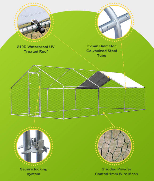 Heavy-duty 6x3m outdoor catio with highlighted features
