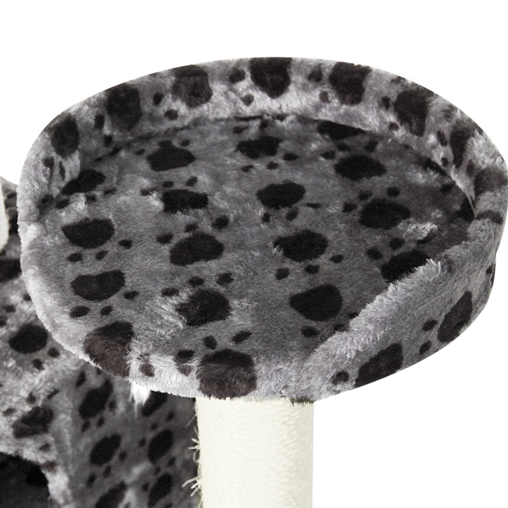 120cm Grey Paw Print Scratcher