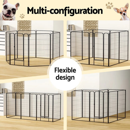 8 Panel Steel Dog Enclosure (1.2m High)