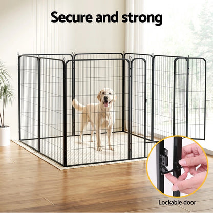 8 Panel Steel Dog Enclosure (1.2m High)