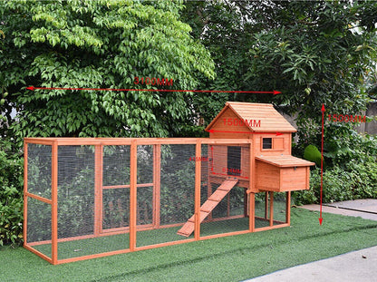 Large Hen House Chook Coop and Run Combo
