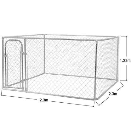 2.3 x 2.3m Steel Dog Enclosure