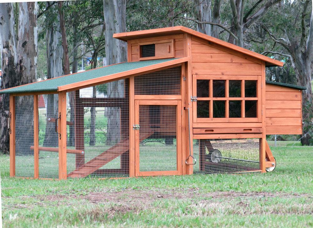 Enormous Chicken Coop and Run Combo