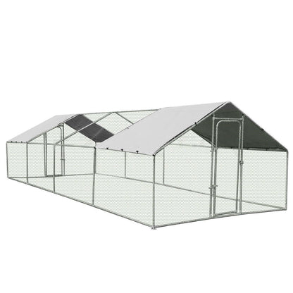 Huge 8 x 3m Steel Dog Enclosure with Roof