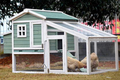 Classical Chicken Coop with Run