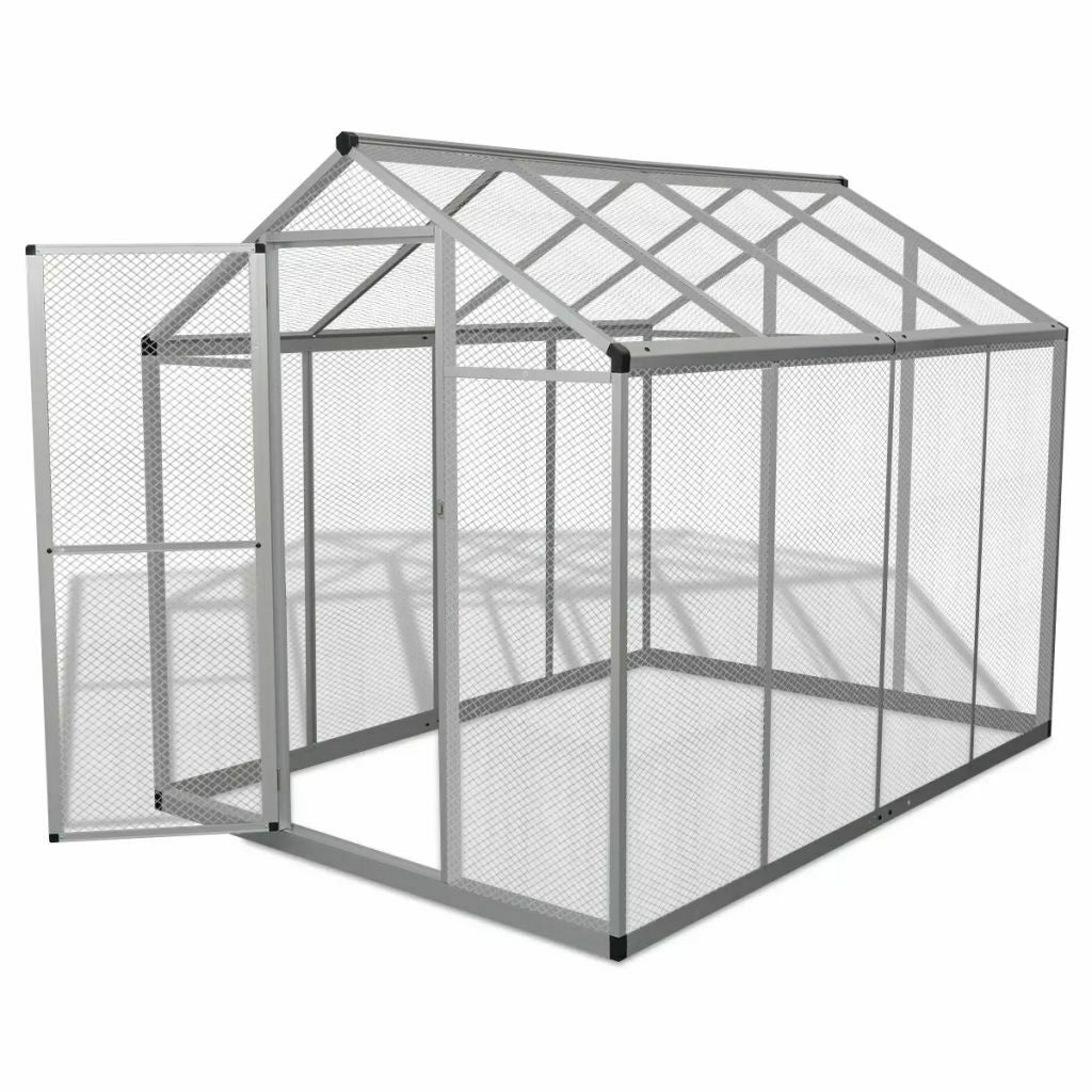 Stunning Large Walk In Aviary For Birds That Fly image