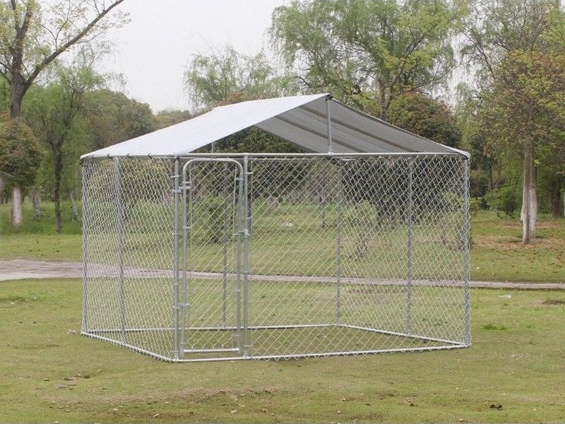 3 x 3m Steel Dog Enclosure with Roof