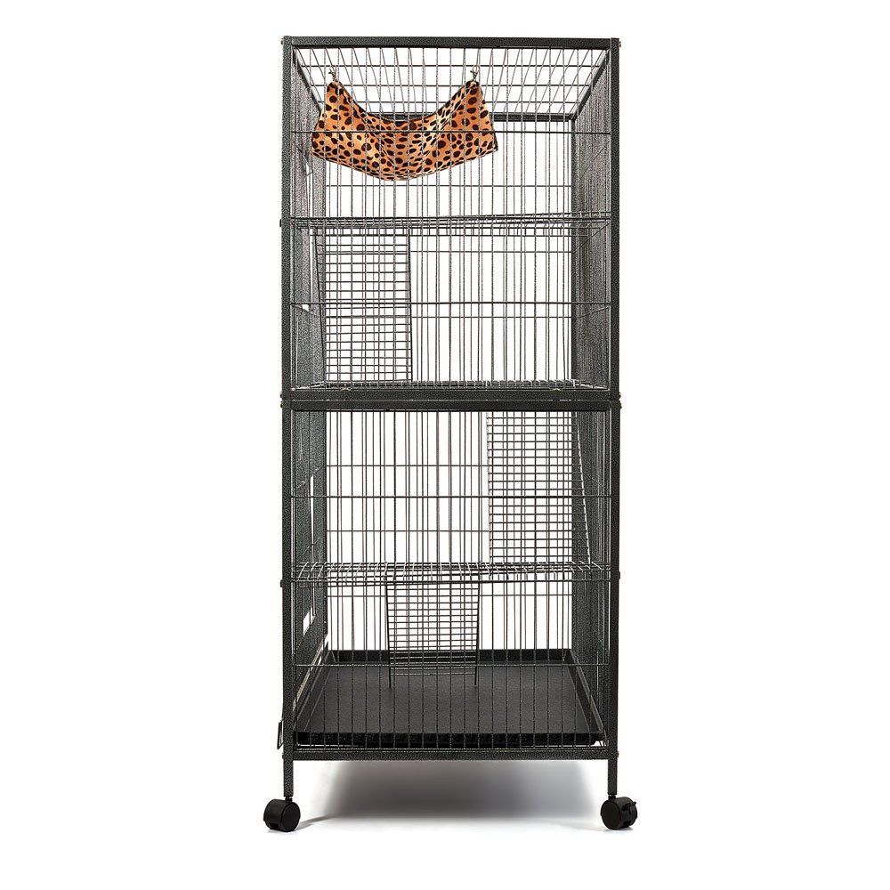 XL Four Storey Wire Cat Enclosure