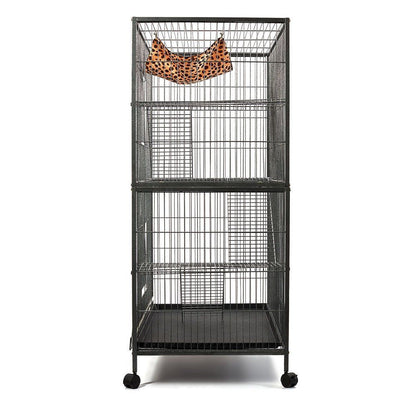 XL Four Storey Wire Cat Enclosure