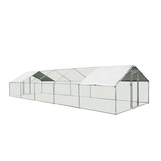 10 x 3m Steel Dog Enclosure with Roof