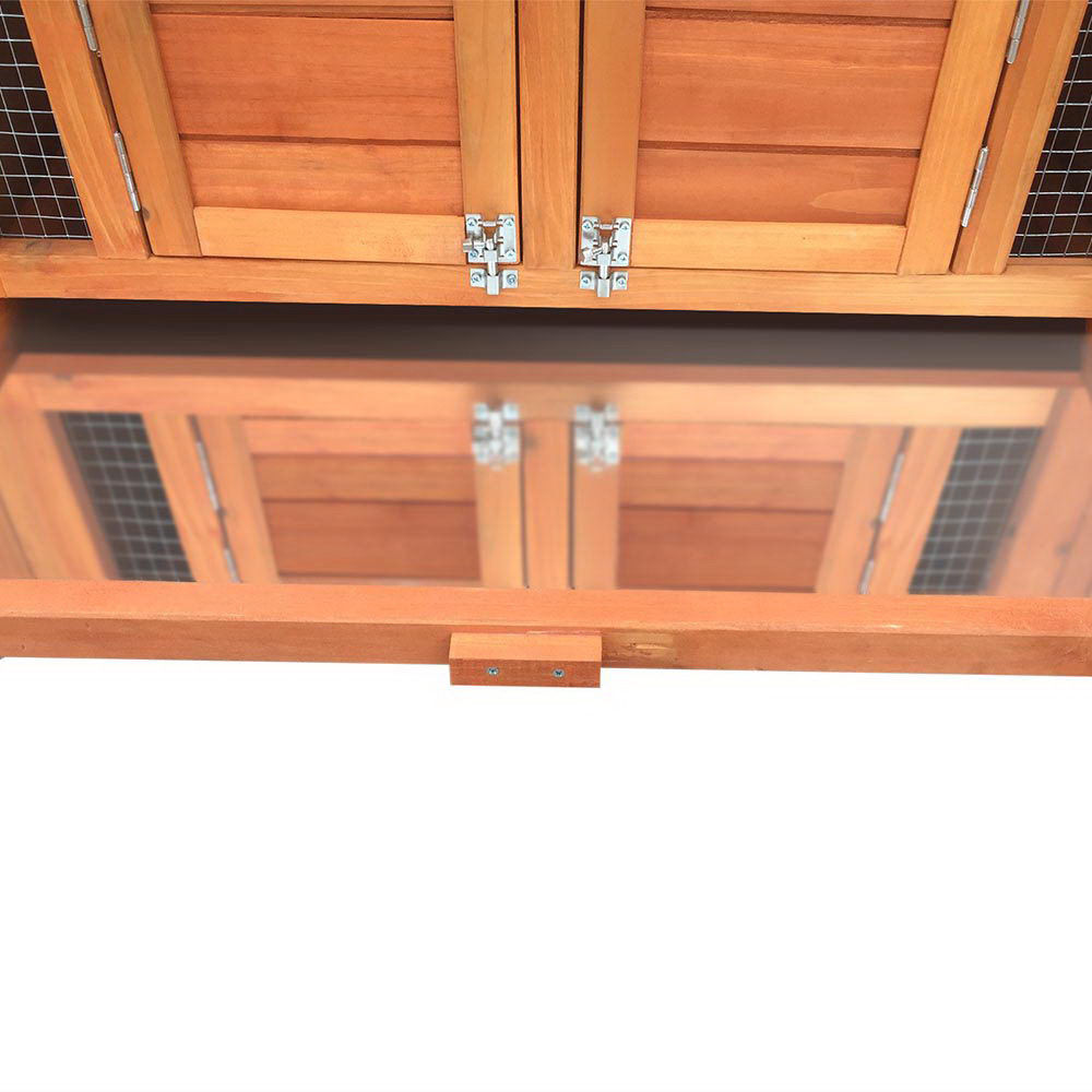 Deluxe Two Storey Hutch with Run