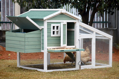 Classical Chicken Coop with Run