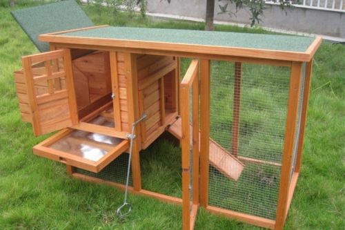 Large Chicken Coop and Run Combo